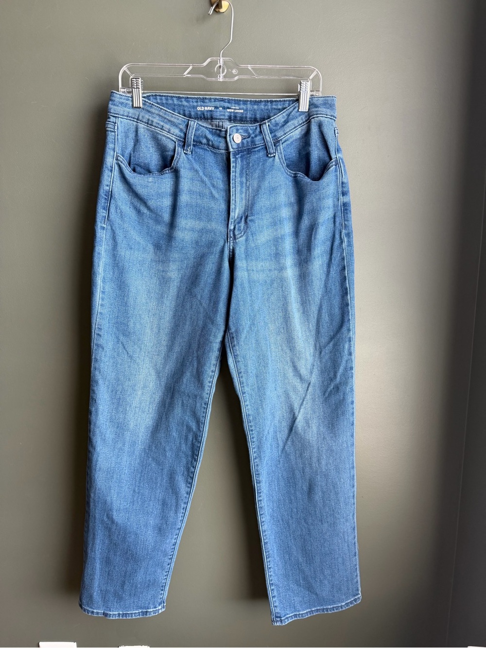 Old Navy Classic Straight-Leg Blue Denim Jeans